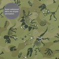 thumbnail image 6 of XMXT Waterproof Shower Curtain Liner with Iron Hooks, Green Dinosaur Skeleton Shower Curtains for Bathroom Decor Accessories, 72 x 72 inches, 6 of 8