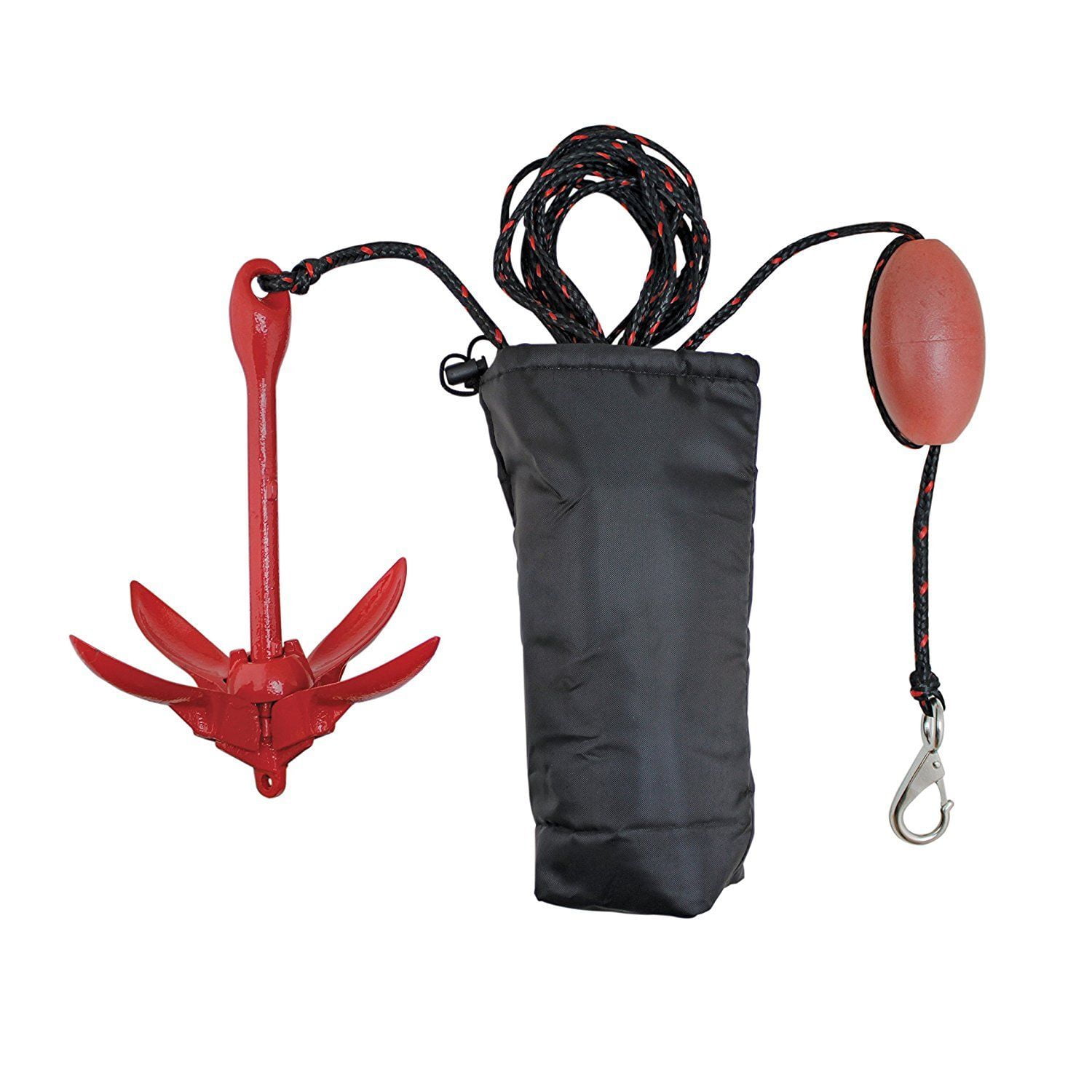 Pactrade Marine Complete Folding Anchor System Kit PWC Boat Kayak Canoe