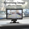 thumbnail image 3 of Monitor de Coche de 12V y 7 Pulgadas, Monitor Retrovisor LCD 16:9 800x480 con Entrada de Vídeo de 2 Vías para Cámara de Visión Trasera, Estacionamiento en Marcha Atrás, 3 of 5