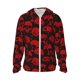 thumbnail image 1 of Fotbe Red Skulls Chaqueta con Protección Solar UPF 50+ para Hombre y Mujer, Camisa con Capucha y Bolsillos-XX-Large, 1 of 7