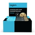 Legion Chocolate Chip Cookie HHA1 Dough Bar 100 Bars Low Sugar High