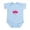 Sky Blue, variant on CafePress - Princess Infant Bodysuit - Baby Light Bodysuit, Size Newborn - 24 Months