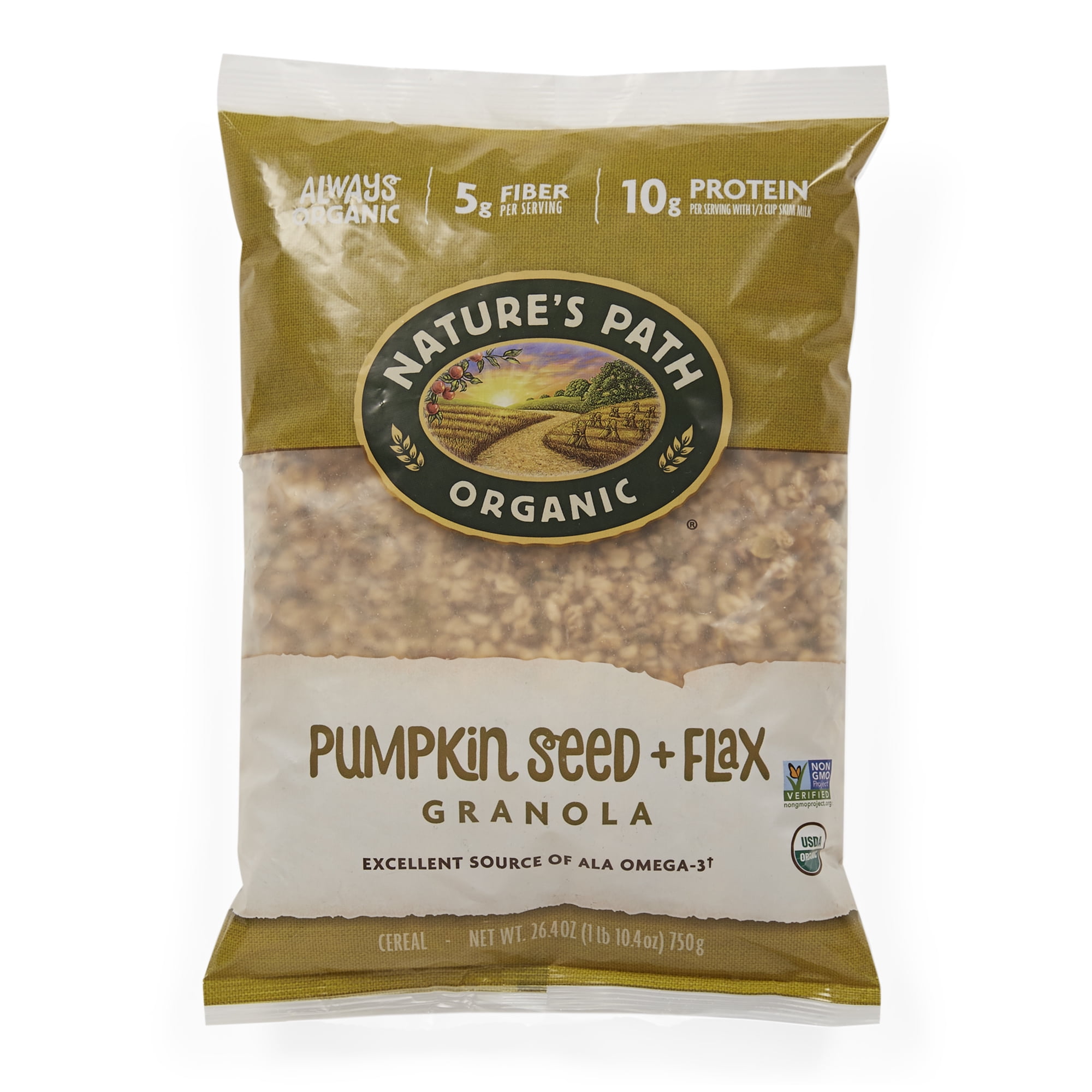 Nature's Path, Granola, Organic, Pumpkin Seed & Flax, 26.4 Oz Walmart