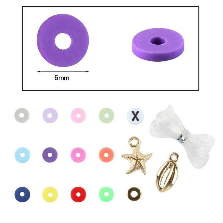 RECUTMS Jewelry Making Kit 1 Packs ,4800 Pcs DIY Clay Bead Kit for  Bracelets Making Gift 