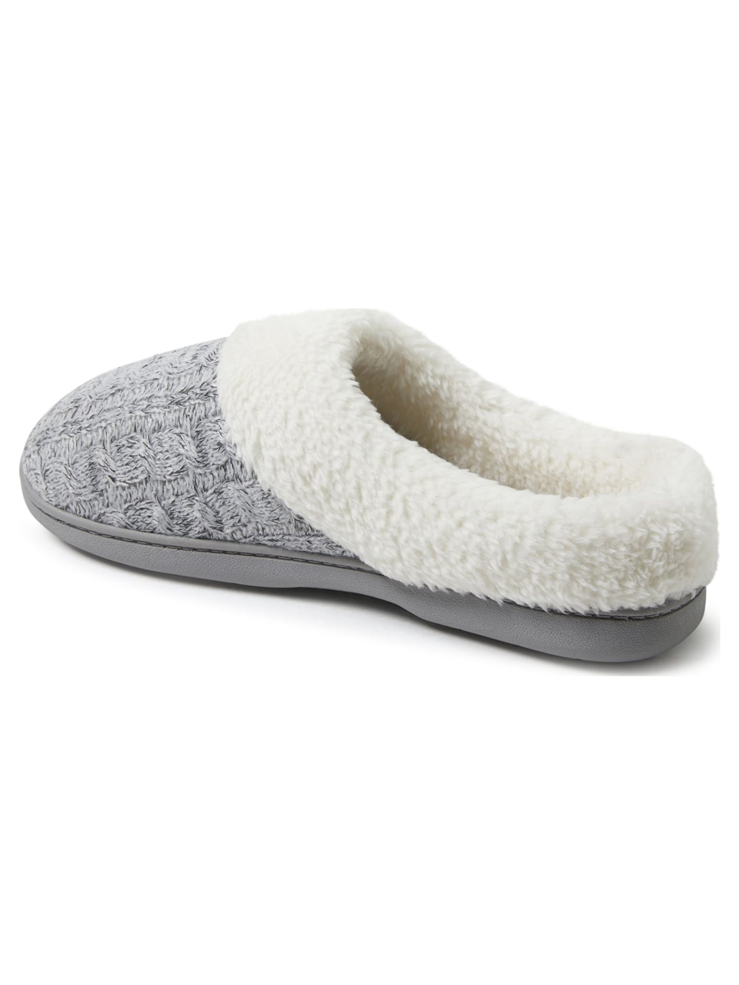 Dearfoams Cozy Comfort Women's Cable Knit Clog Slippers