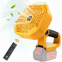 Portable Camping Fan Cordless Jobsite Fan for Dewalt 14.4-20V Li-Ion Battery