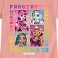 thumbnail image 3 of Monster High - Clawsome, Fangtastic, Creeperific & Zapptacular - Toddler & Youth Girls Short Sleeve T-Shirt, 3 of 5