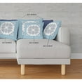 thumbnail image 4 of Window Wreath Palace Indoor/Outdoor Pillow in White Blue Indigo 26x26, 4 of 4