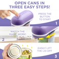 thumbnail image 4 of Mini Electric Can Opener, Purple, 4 of 4