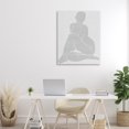 thumbnail image 2 of Stupell Industries Subtle Veiled Silhouette Canvas Wall Art design by Melissa Wang, 40 x 30, 2 of 7