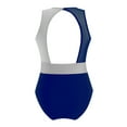 thumbnail image 2 of DPOIS Girls Ballet Dance Gymnastic Leotard Sport Training Bodysuit Blue&Grey 14, 2 of 5