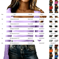 thumbnail image 2 of Harpily Long Sleeve Shirts for Women Square Neck Solid Color Slim Fit Crop Tops for Women Daily Relax Outfits, 2 of 4