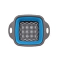 thumbnail image 1 of Fiudx Colador Plegable, Cesta Compacta, Herramienta de Cocina Ecológica, Enjuague de Verduras Fácil de Limpiar, Diseño Compacto para Uso Doméstico, Opción de Color Azul, 1 of 3
