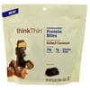 thinkThin Protein Bites, Salted Caramel, 4.5 oz Bag, 3 Servings, 6 count