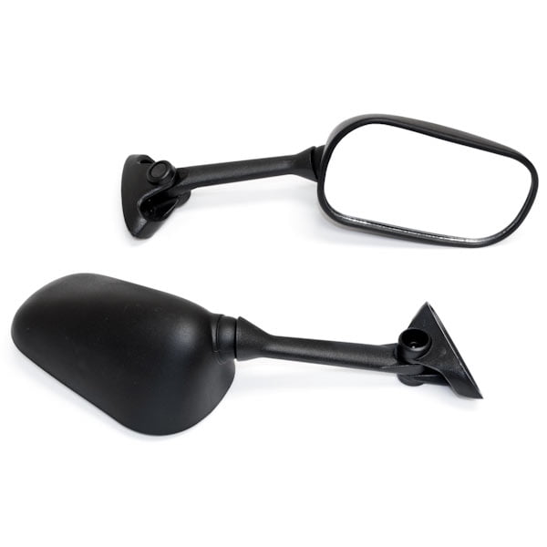 Krator Black Replacement Motorcycle Mirrors Left & Right Compatible