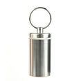 thumbnail image 2 of LEEYNEER Pill Keychain Water-proof Rust Resistance Daily Using Small Pocket Pill Box Keychain for Outdoor, 2 of 8