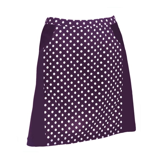 Monterey Club Women's Polka Dots Flurry Knit Skirt #2922