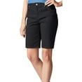 thumbnail image 3 of Lee Womens Relaxed Fit Bermuda Shorts 18 Black, 3 of 8