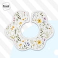 thumbnail image 3 of Hirioo Watercolor Floral A for Baby Cotton Petal Bib Drool Bibs for Baby Boy Unisex, 3 of 9