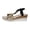 Black, variant on Women's Casual Bohemian Beach Sandals 2026 Open Toe Thick Sole Bohemian Elastic Strap Orthopedic Slip on Sandals Spring And Summer Lightweight Shoes