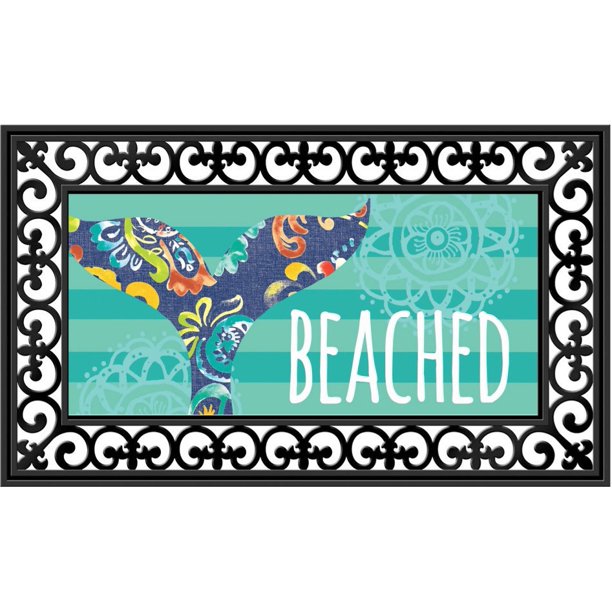 Evergreen Flag Seasonal Sassafras Interchangeable Mat and Tray Beached
