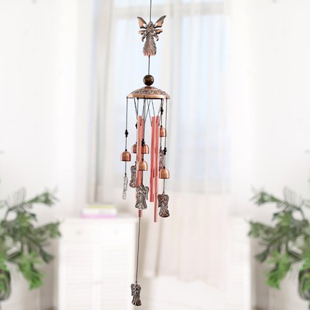 33" Angel Big Wind Chimes for Home Garden Wind Chime Bells Metal Ornament