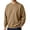 Khaki, variant on Unisex Crew Neck Long Sleeve Solid Sweatshirt Oversized Casual Pullover Comfortable Basic Top for Fall Winter Everyday Wear and Weekend Outings Gray 3XL