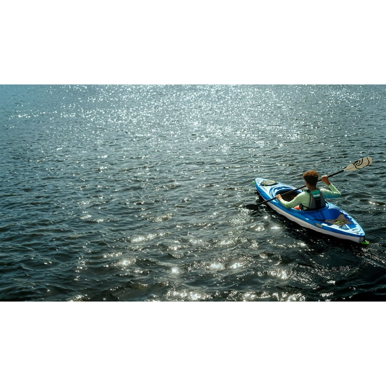 Pelican - Argo 100x - Sit-In Kayak - Lightweight One Person Kayak - 10 ft - Blue