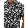 thumbnail image 3 of Chaps Men's Short Sleeve Stretch Cotton Slub Shirt, Sizes XS-4XB, 3 of 4