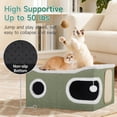 thumbnail image 4 of Cama para Gatos Casa Cubo Shikha para Gatos de Interior con Cojín Reversible, 4 of 8