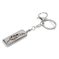 thumbnail image 4 of Aroma Oil Keychain, Stainless Steel Portable  Hollow Fashionable Essential Oil Diffuser Key Ring Leaf Pattern  For Travel G0304,G0402, 4 of 8