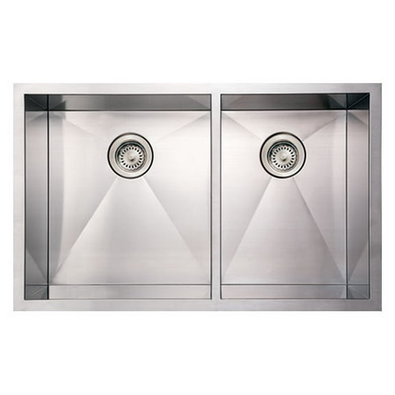 Whitehaus Collection WHNCMD3320 Noah's Collection Sinks Brushed Stainless Steel