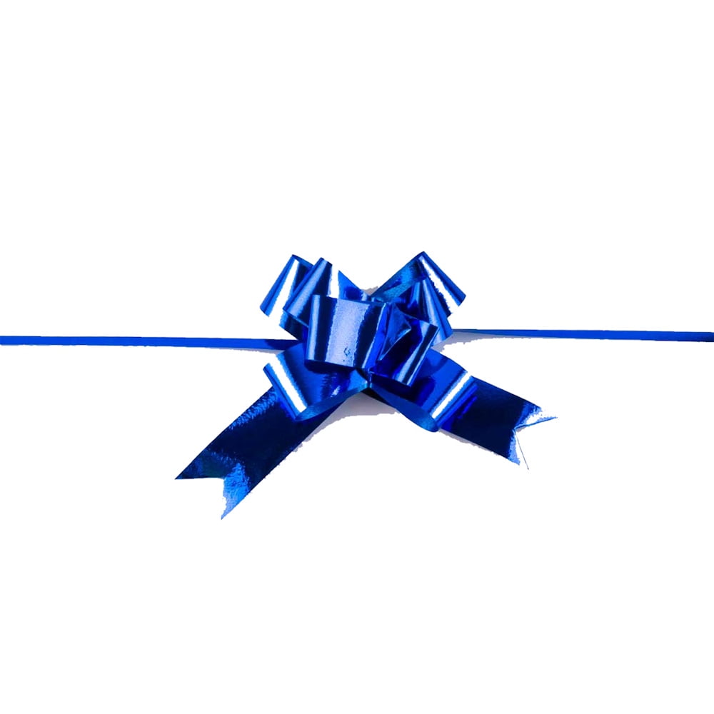Moño Decoracion Metalico Azul Rey Liso Mini 50 Pzas Janel | Walmart en ...