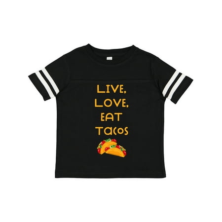

Inktastic Live Love Tacos V Gift Toddler Boy or Toddler Girl T-Shirt