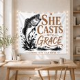 thumbnail image 5 of Left Side Highly with Detailed Bass Fish, Inspirational Illustration for Quote Lovers, Aesthetic Wall Decor, Valentine'S Day Gift, Tapestry Wall Hanging for Dorm and Living Room, 5 of 6