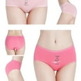 thumbnail image 3 of SILVERCELL Teen Girls Cotton Underwear Hipster Briefs Undies Period Panties for Teenager Big Girls, 1 Piece, Size 10-16T, 3 of 7