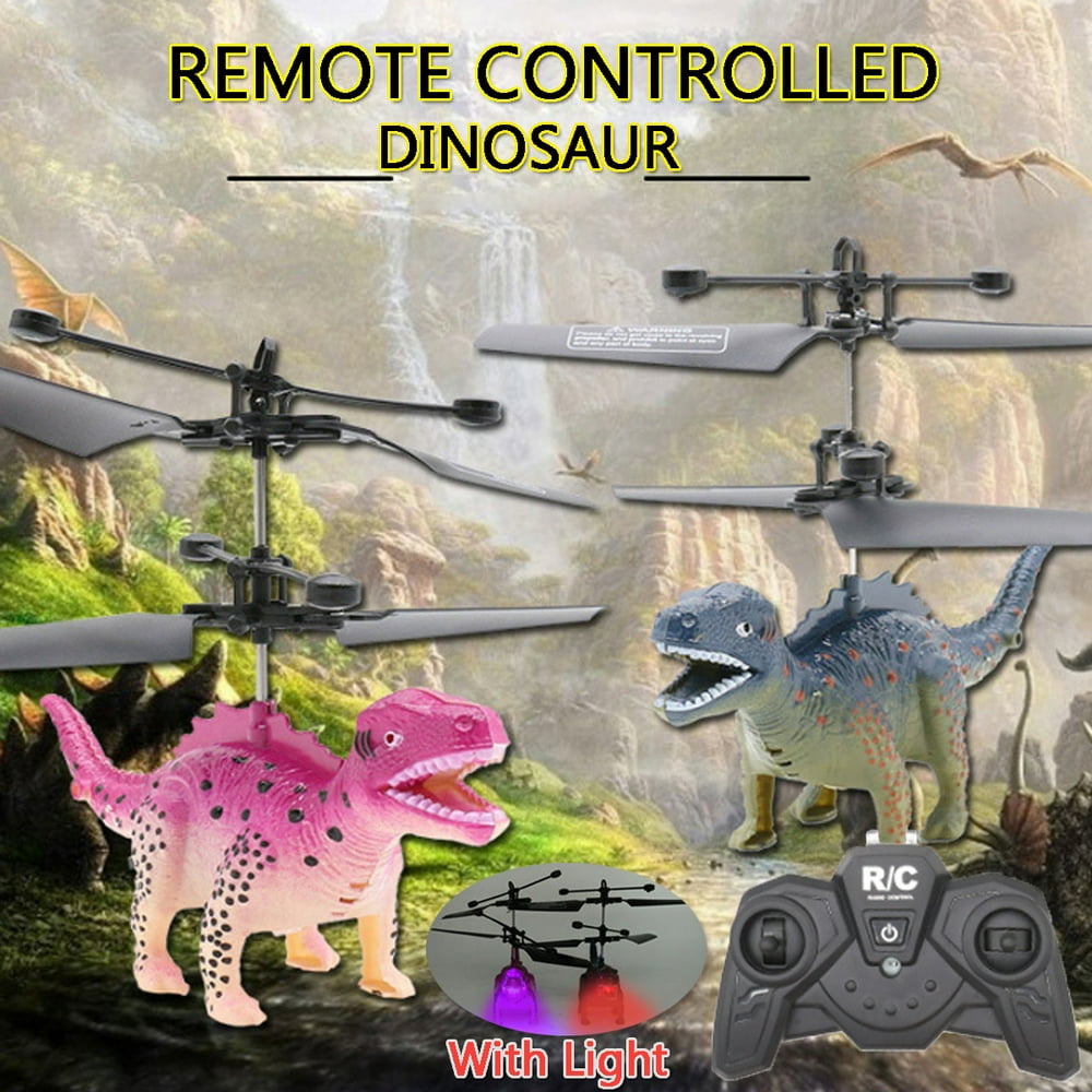 Remote Controlled Flying Dinosaur RC Toy Drone Helicopter Sensor