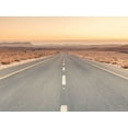 thumbnail image 2 of Frank, Assaf 32x25 Black Ornate Wood Framed with Double Matting Museum Art Print Titled - Desert road in Israel, 2 of 4