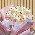 thumbnail image 4 of Cute Mini Hard foam Decoration Valentine's Day Cartoon Plus Plush Bouquet Bear Small Teddy Bear Plush Doll Kid Toys PINK, 4 of 8