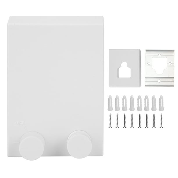 Tendedero telescópico ajustable de pared, cuerda de secado de ropa de acero inoxidable para baño, lavandería, 9021 W, color blanco