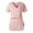 Pink, variant on Leesechin Maternity Shirts Mom Fashion Stripe Print Short Sleeve Pregnant Breastfeeding Casual Clothe Top
