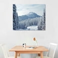 thumbnail image 2 of COMIO  Winter Scene Canvas Wall Art for Home Office Decor - Beautiful Winter Landscape Snow Trees Art Modern Cool Wall Paintings Print On Canvas HD Giclee Ready to Hang, 2 of 4