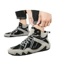 thumbnail image 3 of HXWCHs Vogany Men's Ankle Boots Ergonomic Orthopedic Barefoot Shoes Breathable Winter On Low Heel 12 Gray, 3 of 7