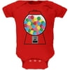 Candy Gumball Machine Costume Soft Baby One Piece Red 18-24 M