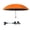 Orange-OR, variant on MMJ Sun Shade Umbrella Clamp On UPF50 Foldable Adjustable Outdoor Rain Protection for Wheelchair Walker Camping Cart Golf Cart