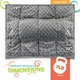 thumbnail image 2 of Modern Innovations Weighted Lap Blanket Grey 7Lb, 2 of 7