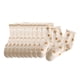 thumbnail image 3 of Calcetines de Algodón Fernando Transpirables 10 Pares Tobilleros Ligeros Beige, 3 of 8