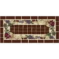 thumbnail image 4 of Mayberry Rug Cozy Cabin Fruitful Harvest Nylon Washable Accent Rug 20"x44" - Beige, 4 of 5