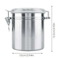 thumbnail image 3 of Stainless Steel Food Storage Canister Airtight Sealing Container for Coffee Tea Milk Powder Organizer Kitchen Pantry Keep Fresh, 3 of 8