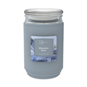 Mainstays Mountain River Single-Wick Glass Jar Candle, 20 oz.